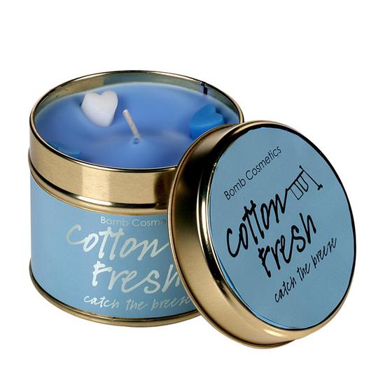 Bomb Cosmetics Bomb Cotton Fresh Tin Candle 160g