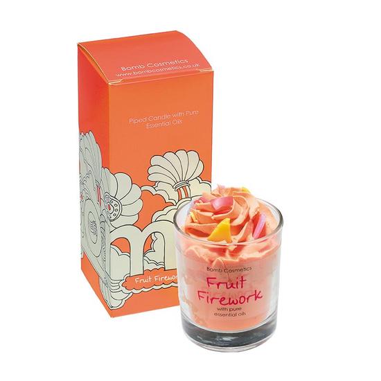Bomb Cosmetics Bomb Fruit Firework Piped Candle 120g