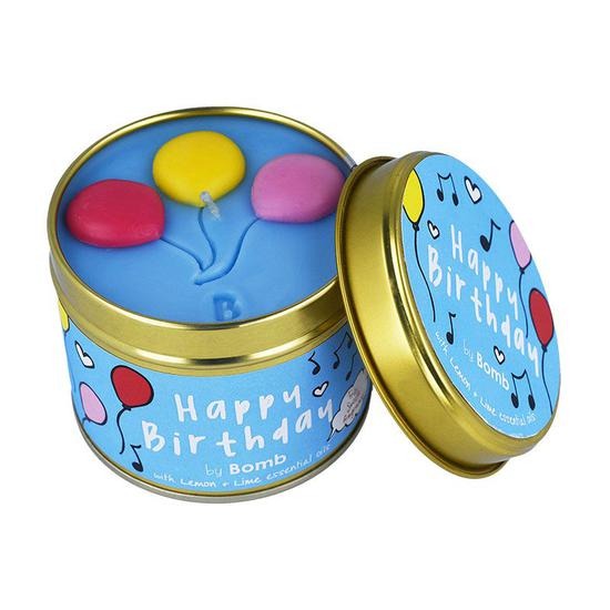 Bomb Cosmetics Bomb Happy Birthday Tin Candle
