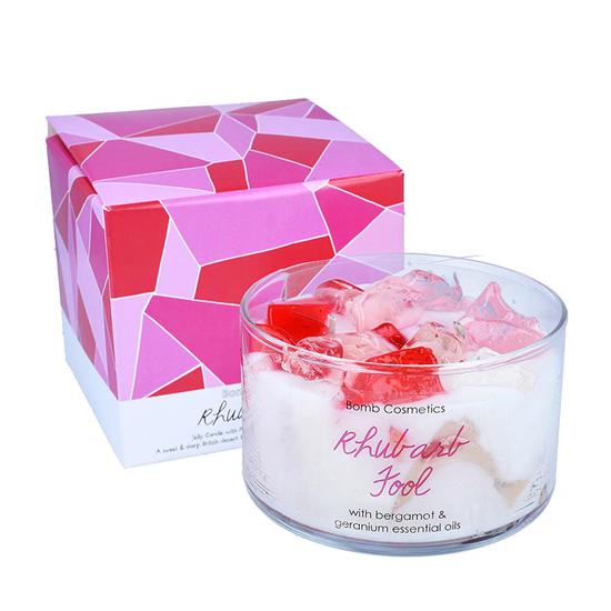 Bomb Cosmetics Bomb Rhubarb Fool Jelly Candle 530g