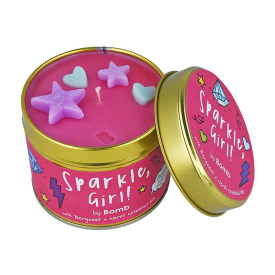 Bomb Cosmetics Bomb Sparkle Girl Tin Candle