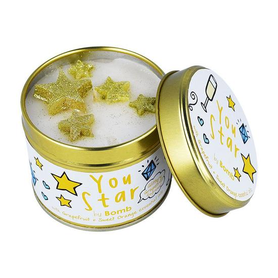 Bomb Cosmetics Bomb You Star Tin Candle