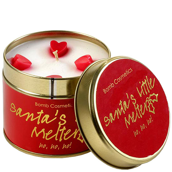 Bomb Cosmetics Christmas 2019 Santa's Little Melter: Tin Candle