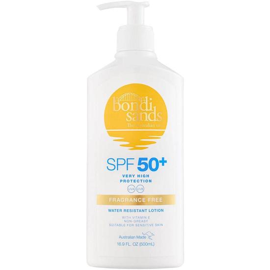 Bondi Sands SPF 50+ Fragrance Free Sunscreen Lotion Pump 500ml