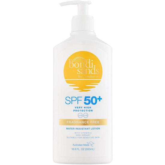 Bondi Sands SPF 50+ Fragrance Free Sunscreen Lotion Pump 500ml