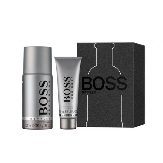 Boss Bottled Body Care Gift Set Deodorant Spray & Shower Gel