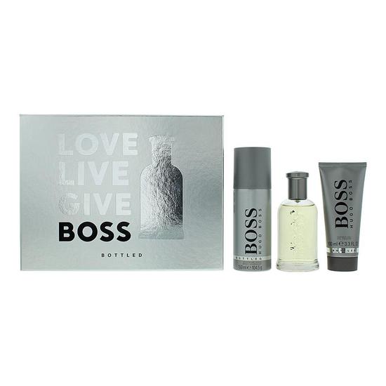 Boss Bottled Bottled 3 Piece Eau De Toilette 100ml Gift Set 100ml