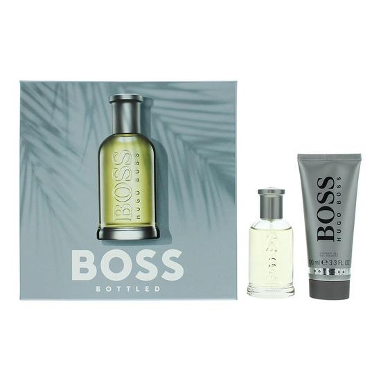 Boss Bottled Bottled Eau De Toilette 50ml + Shower Gel 100ml Gift Set For Him 50ml