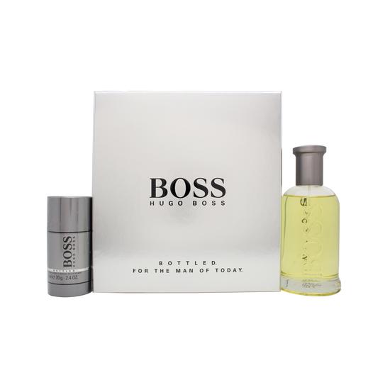 Boss Bottled Bottled Gift Set 200ml Eau De Toilette + 75ml Deodorant Stick