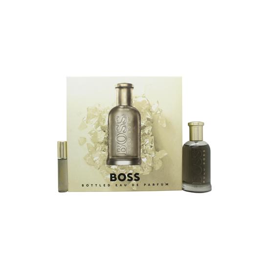 Boss Bottled Eau De Parfum Gift Set 100ml Eau De Parfum + 10ml Eau De Parfum