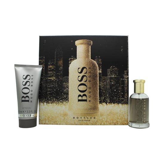 Boss Bottled Eau De Parfum Gift Set 50ml Eau De Parfum + 100ml Shower Gel
