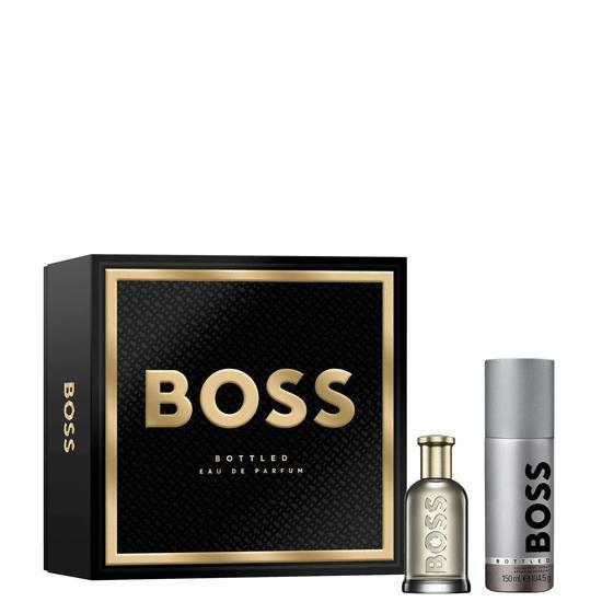 Boss Bottled Eau De Parfum Gift Set 50ml Eau De Parfum + 150ml Deodorant