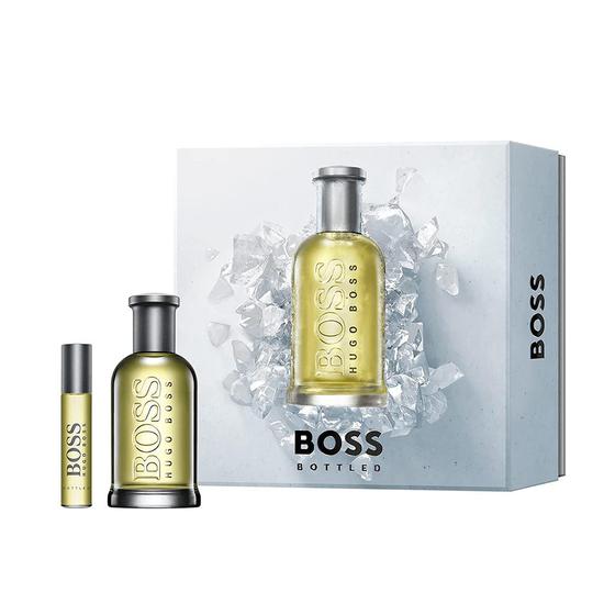 Boss Bottled Eau De Toilette Gift Set 100ml + 10ml Eau De Toilette