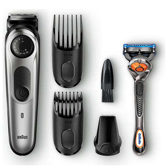 Braun Beard Trimmer BT5060 Black/Metallic Silver