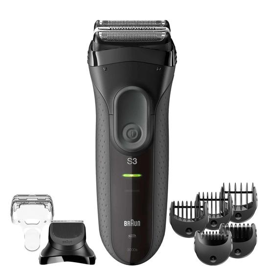 Braun Series 3+ 3000BT Grey Electric Shaver
