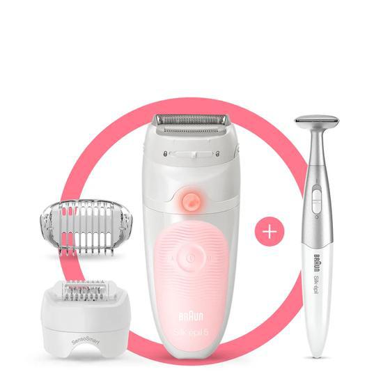 Braun Silk Epil 5-820 Wet & Dry Epilator With 3 extras including bikini styler