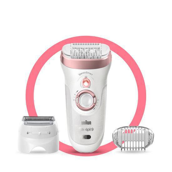 Braun Silk Epil 9-720 Wet & Dry Epilator With 3 Extras Including Shaver Head