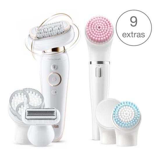 Braun Silk-Rpil 9 Flex SES 9010 3D Epilator Clear