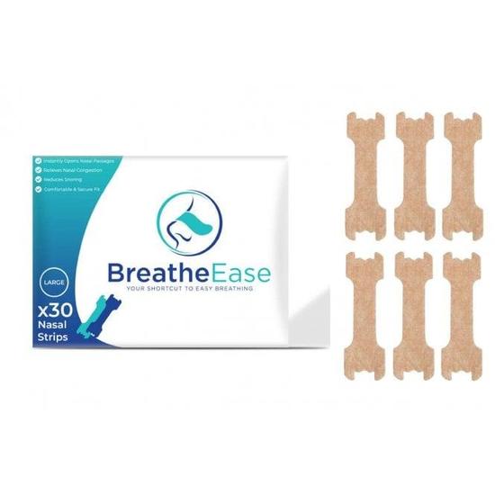 BreatheEase Nose Strips Pack Of 30