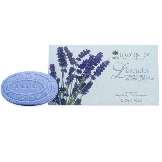 Bronnley Lavender Soap 3 x 100g 300g