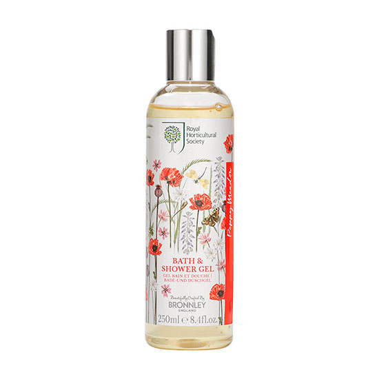 Bronnley RHS Poppy Meadow Shower Gel 250ml