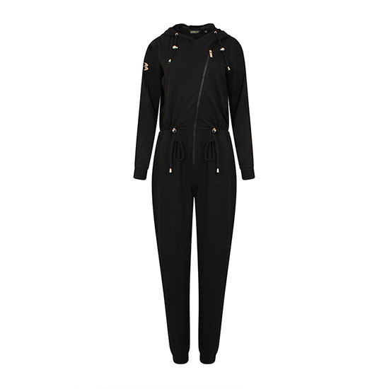 Bronzie Chelsea Collection Black Jumpsuit M/L UK 14-18