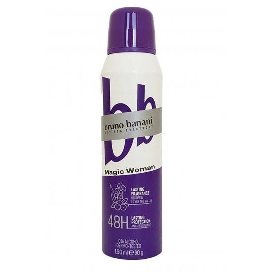 Bruno Banani Magic Woman Anti Perspirant Spray 48h 0% Alcohol Magic Berries 150ml