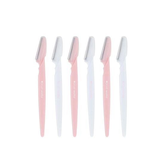 Brushworks Angled Dermaplaners x6