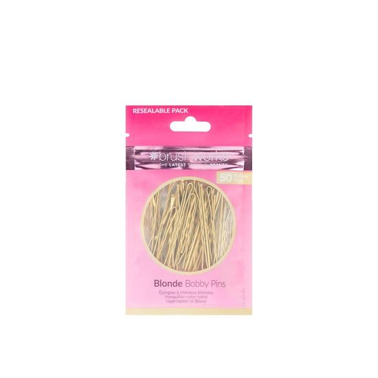 Brushworks Bobby Pins Blonde x50