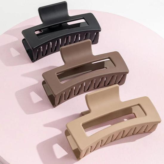 Brushworks Classic Claw Hair Clips 3 Pack