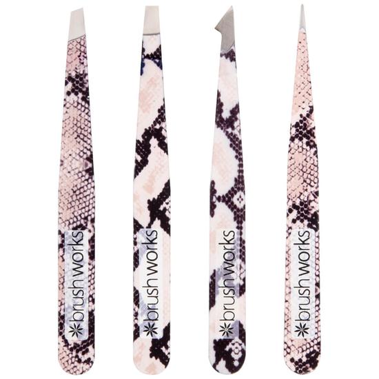 Brushworks HD Combination Tweezer Set Snake