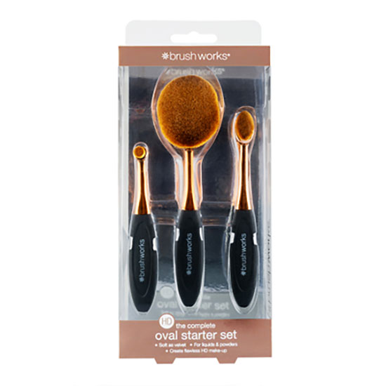 Brushworks HD Oval Brush Starter Set