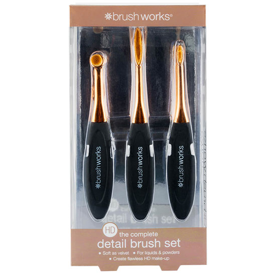 Brushworks HD Oval Brushes Detail Set