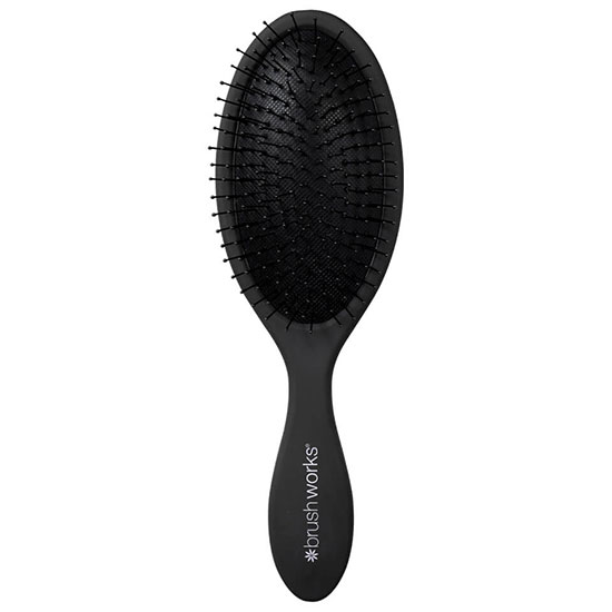 Brushworks Oval Detangling Hair Brush Black