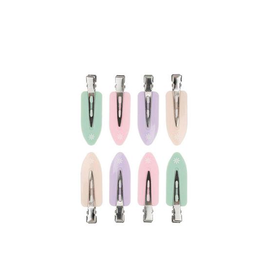 Brushworks Pastel Crease Free Hair Clips x8