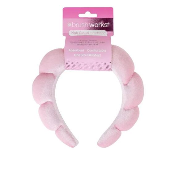 Brushworks Pink Cloud Headband