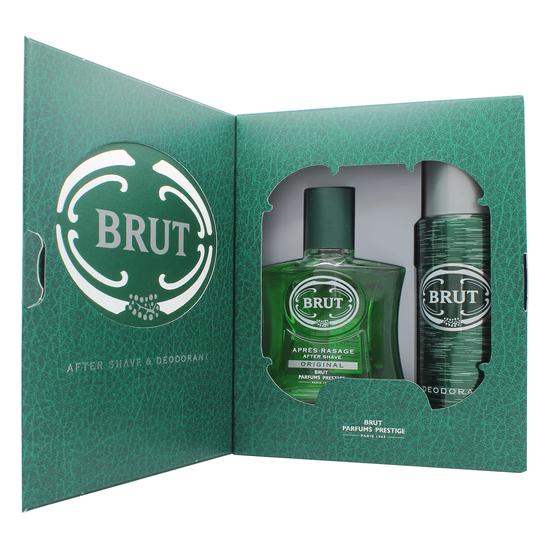 Brut Gift Set 100ml Aftershave + 200ml Deodorant Spray