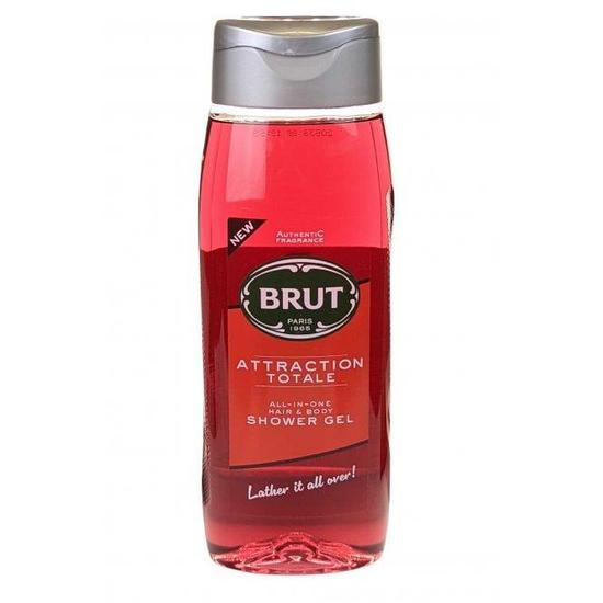 Brut Shower Gel All In One Hair & Body Attraction Totale