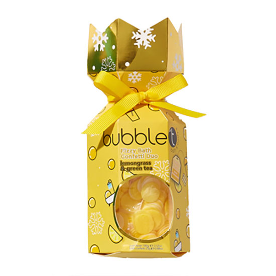 Bubble T Fizzy Bath Confetti Duo Lemongrass & Green Tea