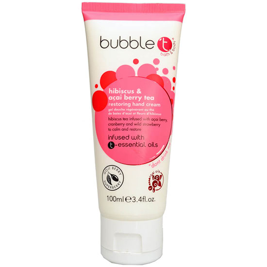 Bubble T Hand Cream Hibiscus & Acai Berry Tea