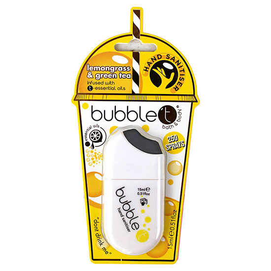 Bubble T Lemongrass & Green Tea Hand Sanitiser