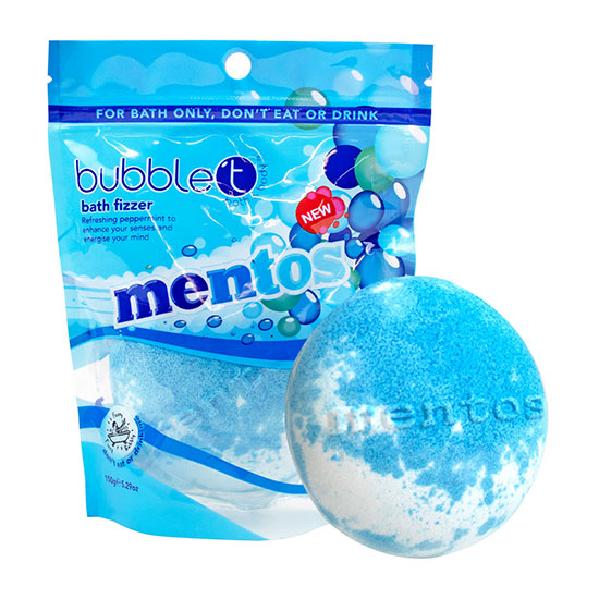 Bubble T Mentos Mint Large Bath Fizzer