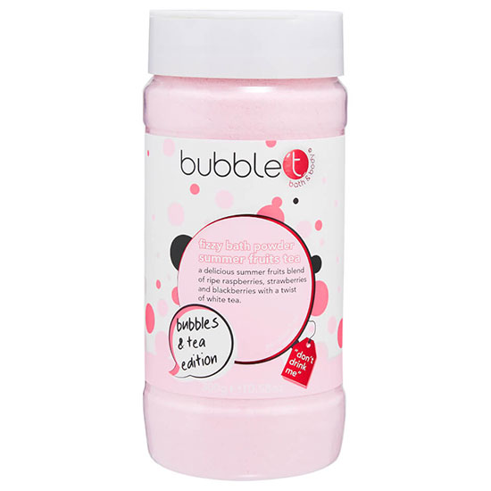 Bubble T Summer Fruits Tea Fizzy Bath Powder 300g