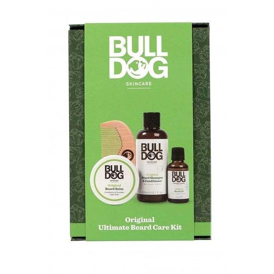 Bulldog Skin Care For Men Original Ultimate Beard Care Kit Beard Oil, Balm, Shampoo & Beard Comb