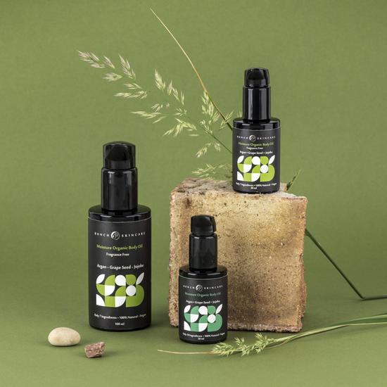 Bunch Skin & Hair Care Moisture Organic Body Oil Fragrance Free