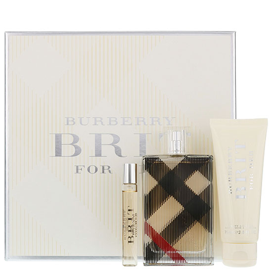 burberry brit gift set for her