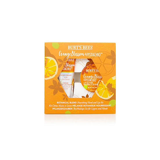 Burt's Bees Botanical Blend Nourishing Hand & Lip Kit Orange Blossom & Pistachio