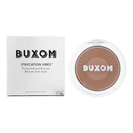 Buxom Staycation Vibes Primer-Infused Bronzer Backyard Bronze