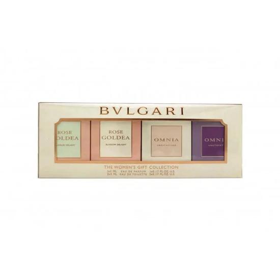 Bvlgari COFFRET SET: ROSE GOLDEA BLOSSOM DELIGHT Eau De Parfum + & Eau De Toilette + OMNIA CRYSTALLINE Eau De Toilette + OMNI AMETHYSTE Eau De Toilette