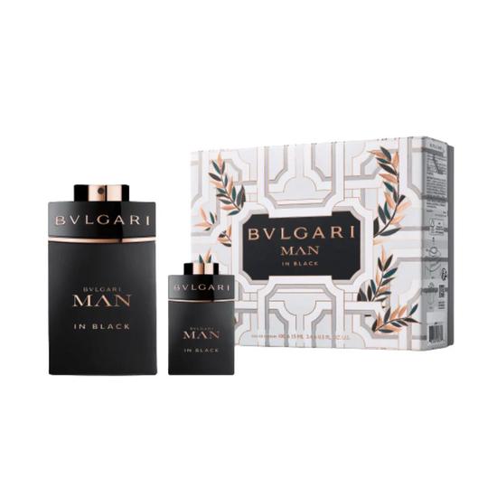 Bvlgari Man In Black Eau De Parfum Men's Aftershave Gift Set 100ml + 15ml